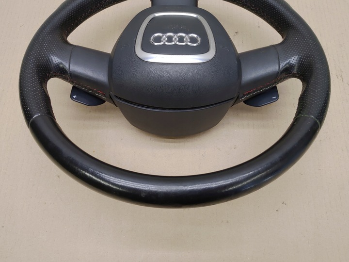фото №8, Руль + подушка безопасности кожаный лепестки s-line sline audi a3 8p годы 03-08