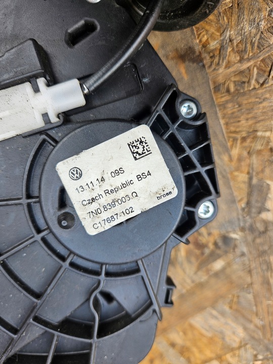 фото №9, Замок дверь левый зад vw sharan alahambra 7n 7n0839003q