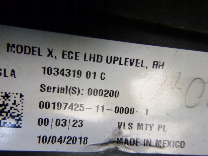 фото №14, Tesla модель x лампа правий перед права передня led