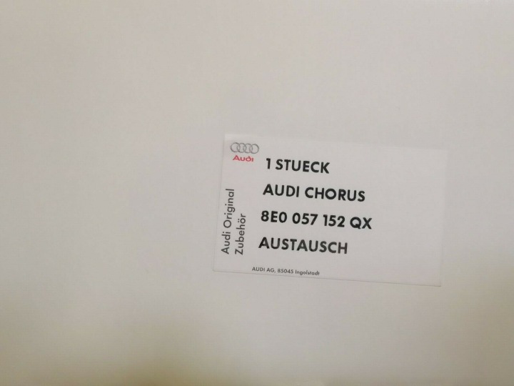фото №5, Магнітола chorus audi a4 8e0035152qx