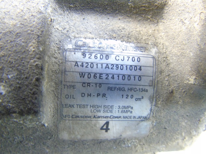 фото №5, Компресор кондиціонера nissan note e11 1.6 b 92600cj700