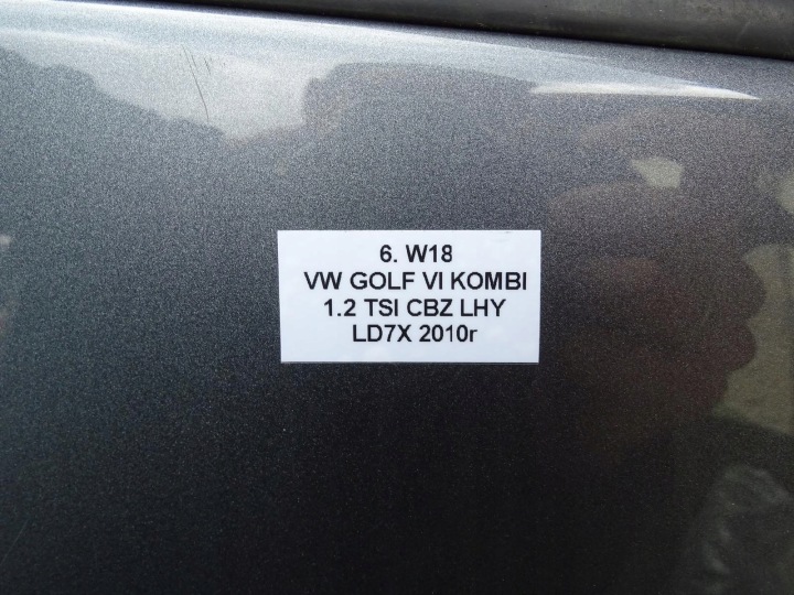 фото №14, Двері ліві зад ліві задні ld7x vw golf vi mk6 універсал 08-13r