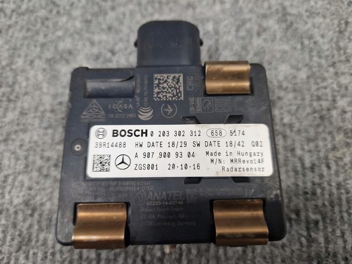 фото №4, Mercedes sprinter 907 w907 a9079009304 радар модуль швидкості дистронік оригінальний номер