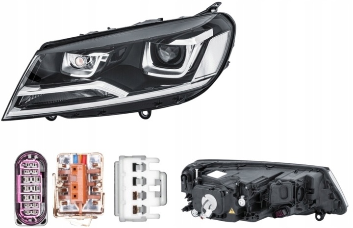 фото №1, Фара лампа левый vw touareg 7p5 14- hella