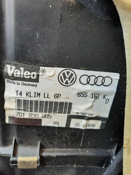 фото №13, Vw volkswagen transporter t4 рестайлінг 96-02 обігрівач комплектна