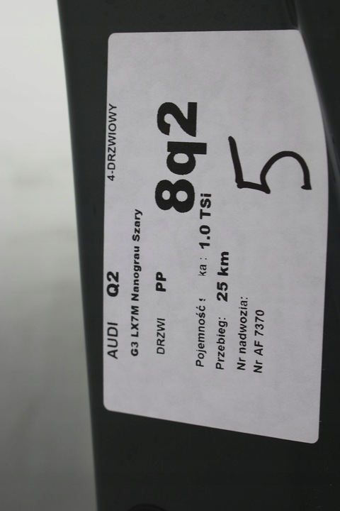 фото №11, Audi q2 двері праві перед + зад сторона права передні + задні 2 штуки колесо