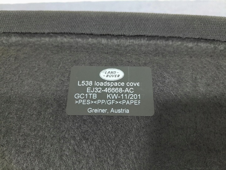 фото №6, Range rover evoque l538 i рестайлинг полка багажника ej32-46668-ac