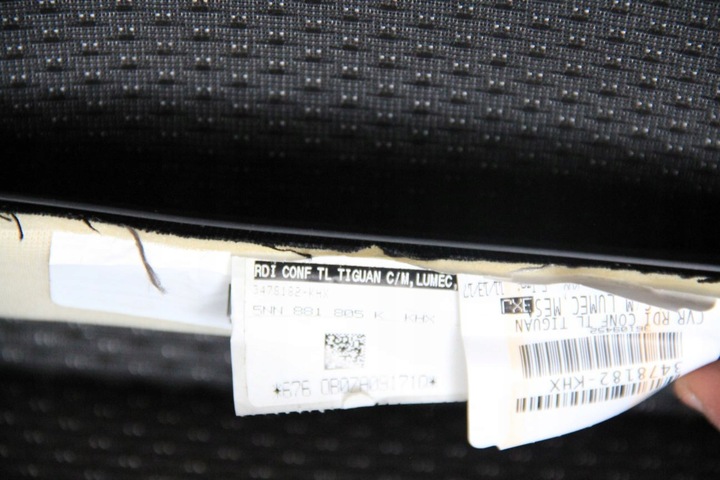 фото №11, Сидіння водія vw tiguan allspace 5nn 5nl матеріал