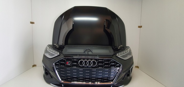 фото №9, Audi s4 b9 8w рестайлінг 19- комплектний перед лампа led капот крило бампер