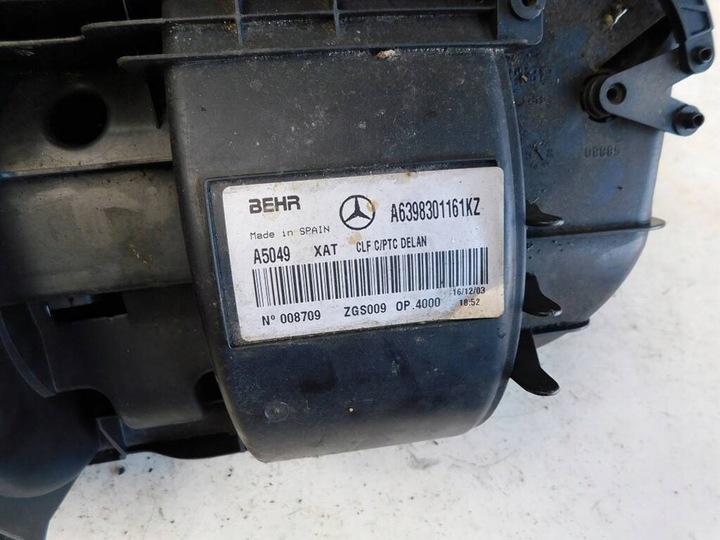 фото №8, Mercedes vito w639 вентилятор нагревателя