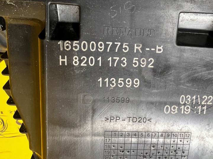 фото №10, Корпус фільтра труба повітропровід повітря renault dacia 1.5 блакитний dci