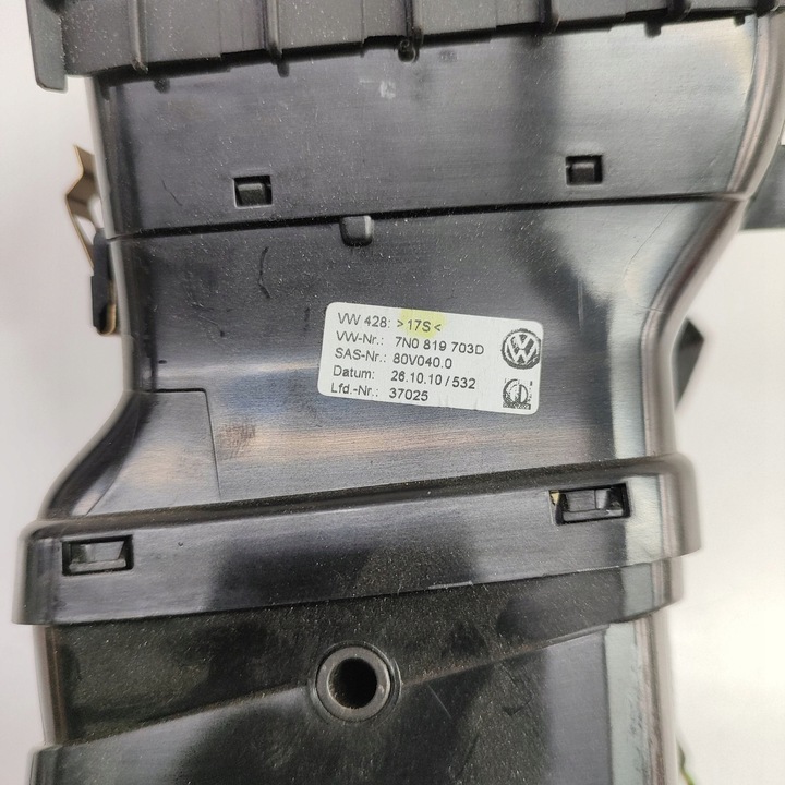 фото №6, Volkswagen sharan 2011 насадки / решётки воздуховод панели распределительной