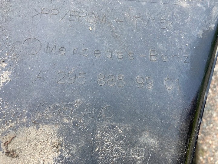 фото №12, Mercedes eqe a295 спойлер дифузор бампера зад оригінальний.