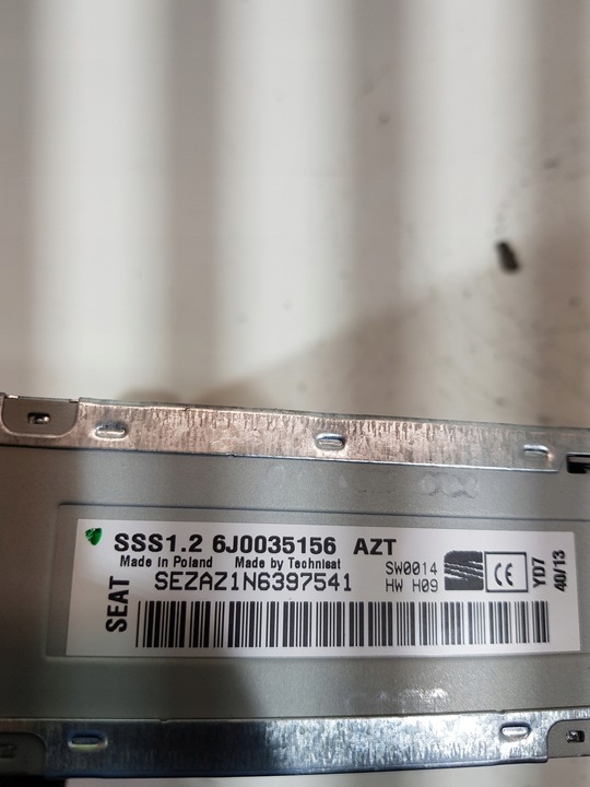 фото №13, Радио mp3 aux 6j0035156 seat ibiza iv eu рестайлинг