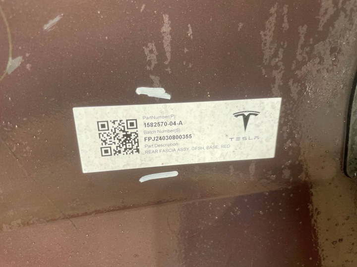 фото №9, Tesla модель 3 рестайлинг 23- задний бампер