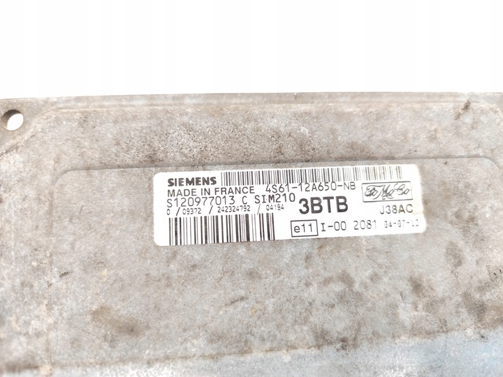 фото №7, Ford fiesta блок керування / модуль ecu 1.25 16v бензин 55kw 75 hp 3btb 2004