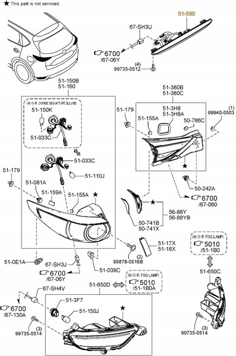 фото №2, Третє світло сплаву mazda cx-5 kf оригінал