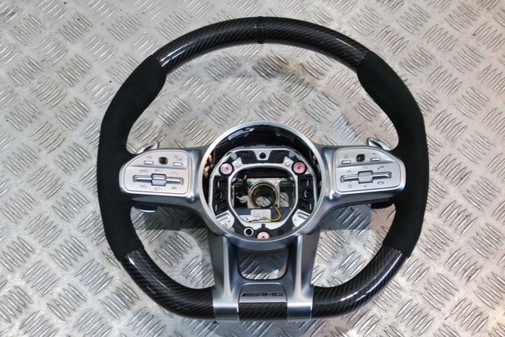 фото №1, Руль алькантара карбон amg mercedes g класс w463/4 r249 r256