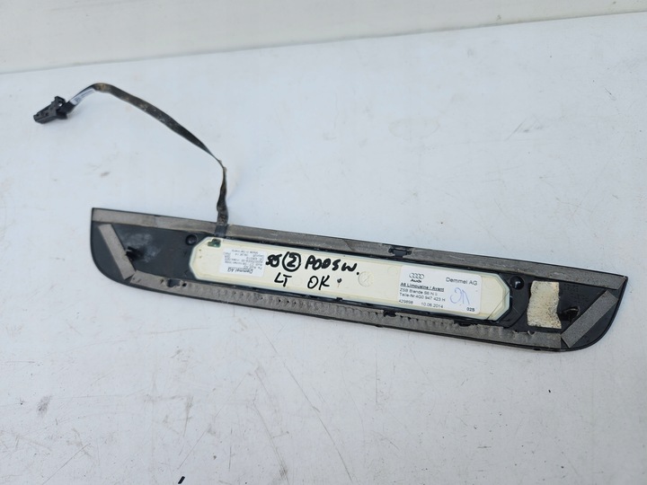 фото №4, Планка накладка na поріг порогова підсвічувана audi s6 c7 4g лівий зад