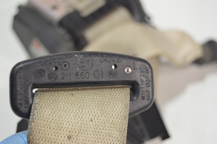 фото №6, Pas безопасности левый перед mercedes e класс w211 2118600186 цвет 835