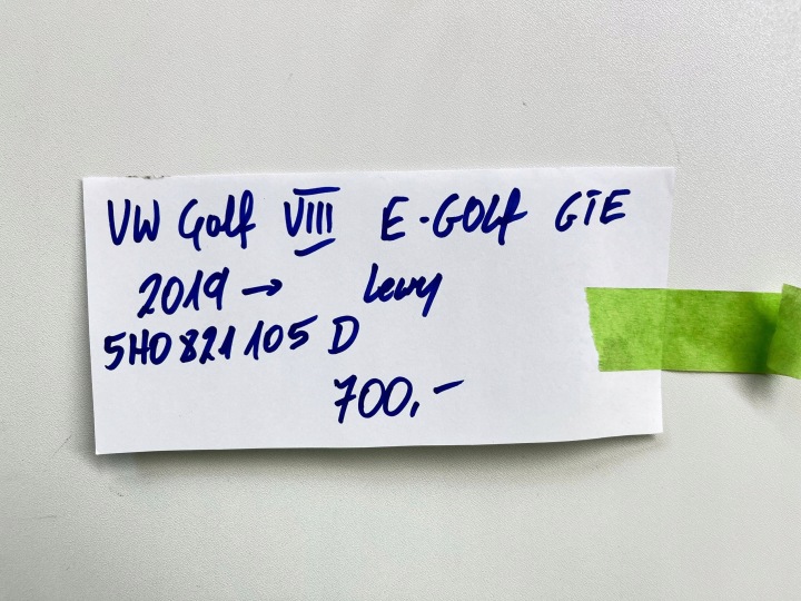 фото №10, Крило ліві перед do vw golf viii e-golf gte 2019- 5h0821105d