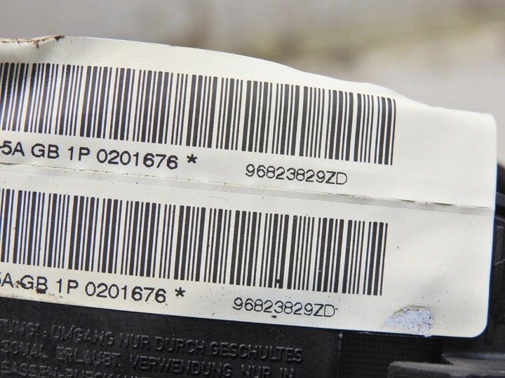 фото №6, Подушка подушка безопасности пассажира citroen c4 i 96823829zd