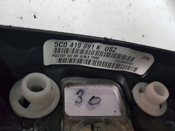 фото №11, Vw jetta 5c golf vi 08-13r руль кожаный 5c0419091k