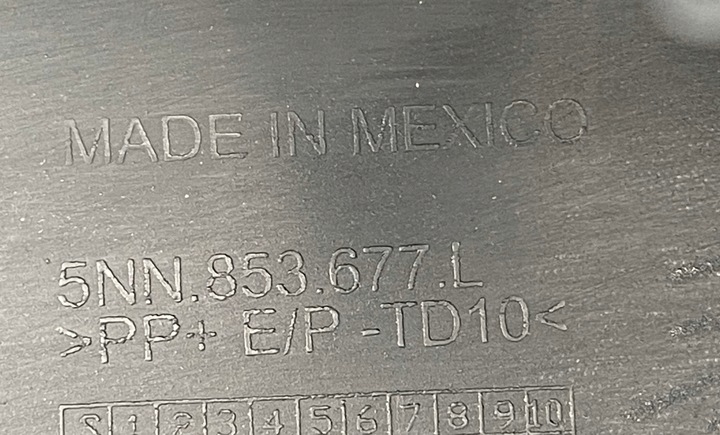 фото №13, Vw tiguan allspace 5nn r-line рестайлінг 2020 - спойлер бампера перед 5nn853677l