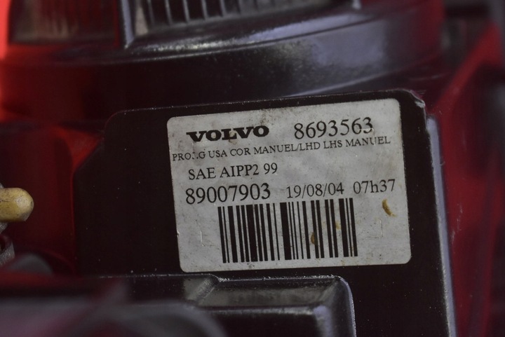 фото №6, Фара правий лампа перед eu 89007903 volvo xc70 1 i 00-05