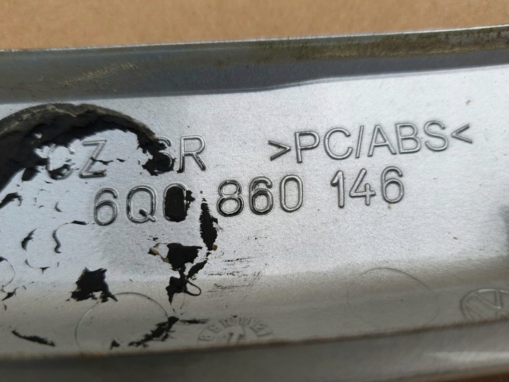 фото №6, Заглушка захист накладка рейлінг vw polo iv 9n cross fun