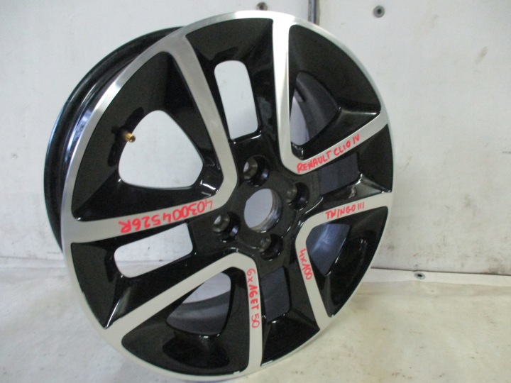 фото №9, Алюмінієвий диск renault clio iv 4 twingo 4 x 100 6x16 et50