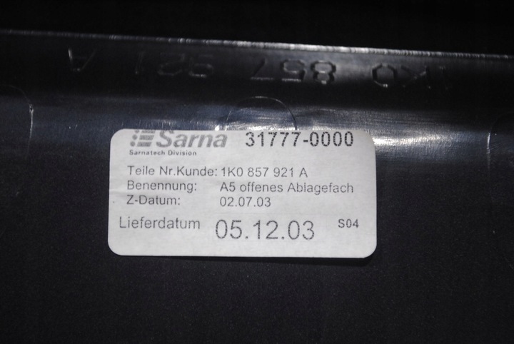 фото №9, Решітка повітропровід середня 1k0819743, 1k0857921a vw golf v hb