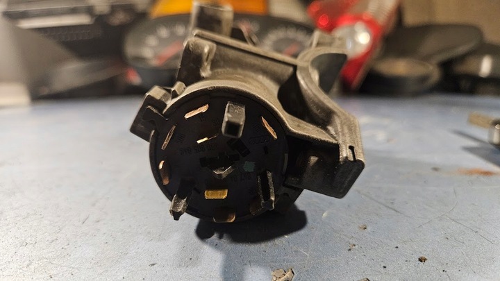 фото №7, Набір стартовий спідометр  комп'ютер петля замок запалювання ключ vw golf iv 2.0b