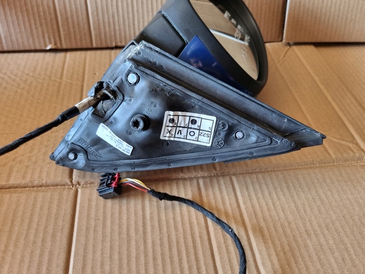 фото №7, Vw tiguan i 5n 5n0 рестайлінг 11-15 дзеркало ліві 6 pin uk lak lc5c