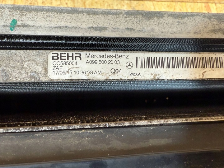 фото №12, Комплект радиатор радиатор вентилятор mercedes w205 w253 w213 2.2d