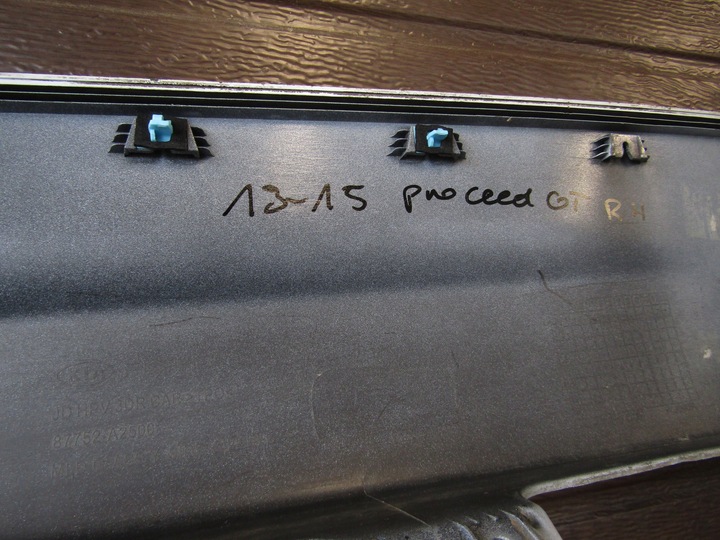 фото №8, Планка пороговая правая kia pro ceed 3d gt 13-15