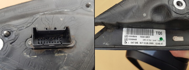 фото №16, Зеркало левая opel insignia a z177 европа 9pin фотохромный складной красивый