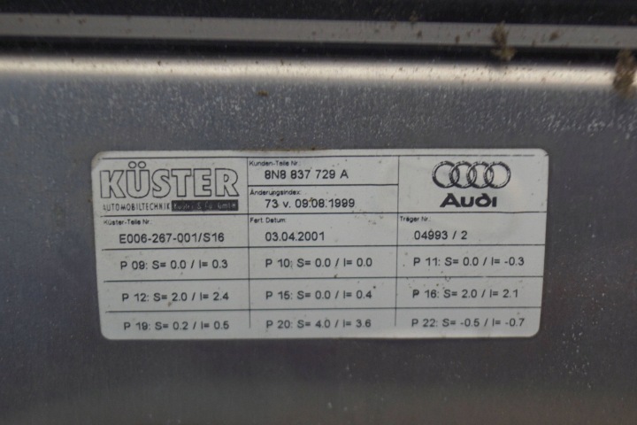 фото №12, Механізм скла ліві перед audi tt 8n 8n8837729a mh112