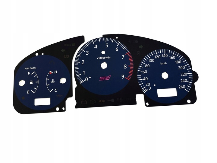 фото №1, Subaru impreza wrx sti gda gdb блакитний 00-07 диски спідометра прилади kmh