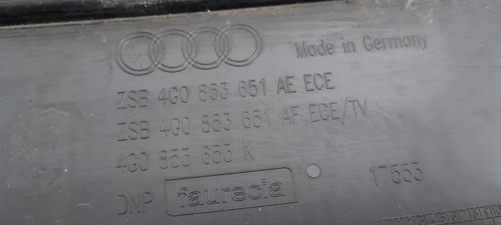 фото №14, A6 c7 4g рестайлінг решітка радіатора решітка бампера перед sline чорний pod pdc 4g0853651af