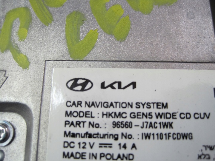 фото №8, Радио навигация kia proceed pro ceed iii рестайлинг 96560-j7ac1wk 96560-j7ac1