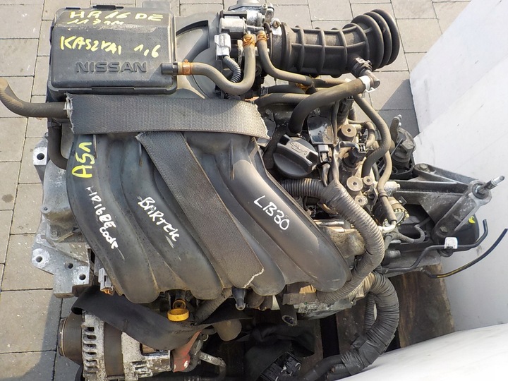 фото №11, Qashqai j10 12r 1.6 16v 117km двигатель hr16de комплектный 8 форсунок euro5