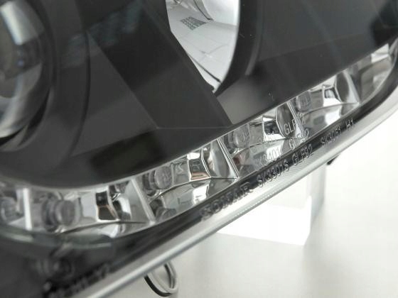 фото №8, Лампы перед daylight led drl vw golf 3 91-97 чёрный