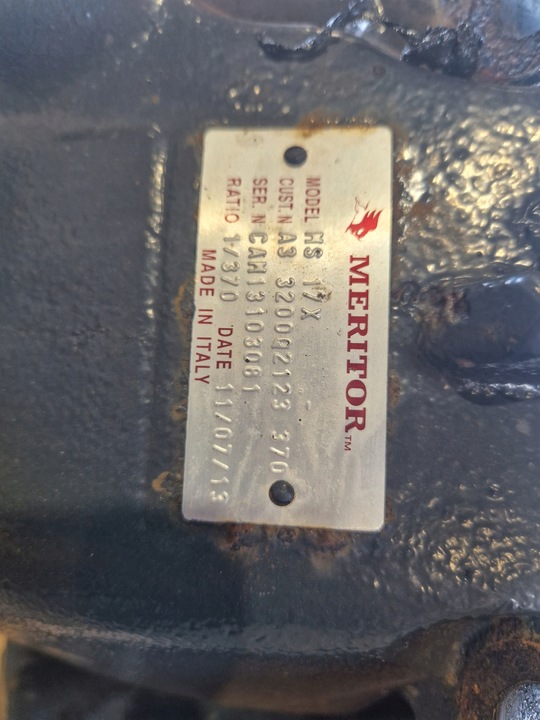 фото №3, Вкладка моста volvo fm fh fe євро 6 ms17x 3.70 meritor 37/10 ms 17x rss1344c