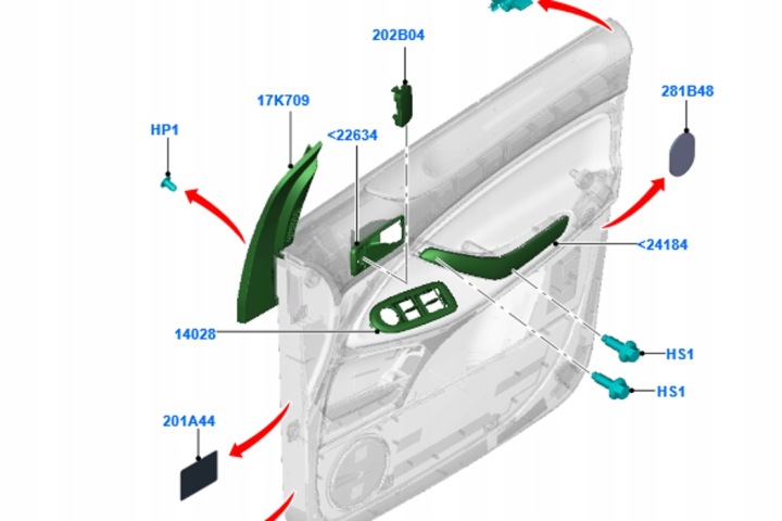 фото №9, Кліпса обшивка двері ford kuga i 08 oem номер ford 1505121 1505121