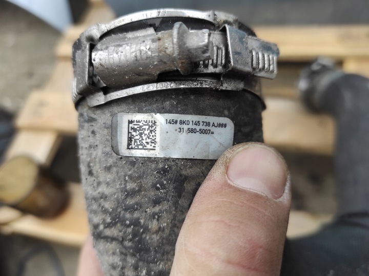 фото №5, Труба интеркулер audi a4 b8 2.0tdi 8k0145738aj