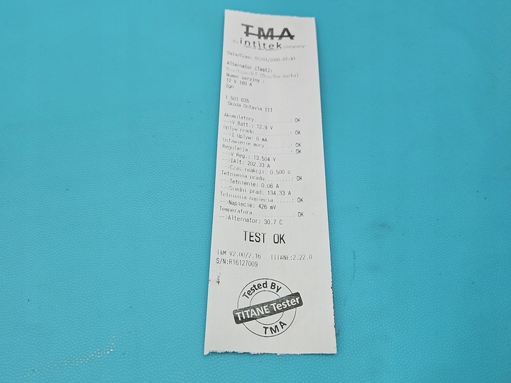фото №7, Тест генератор skoda octavia iii 03l903024l 2.0 tdi