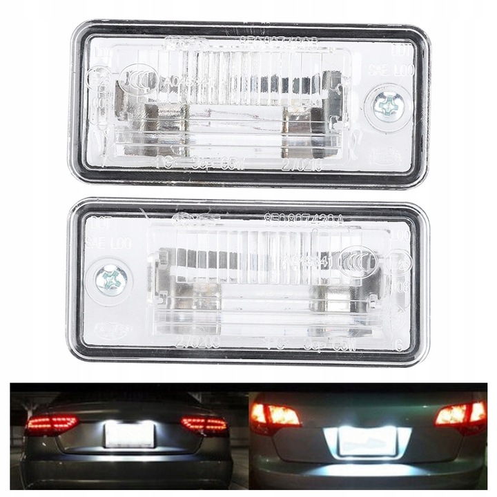 фото №11, Лампочки номерного знака led do audi a3 a4 a5 a6 c6 a8 d3