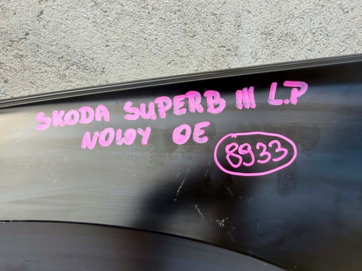 фото №10, Skoda superb iii 3v 15- крыло левые перед передний новый oem номер 8933