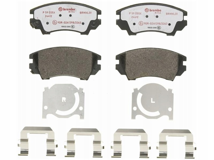 фото №1, Тормозные колодки перед opel astra j 1.2-2.0 09-15 h 1.7 1.8 09-